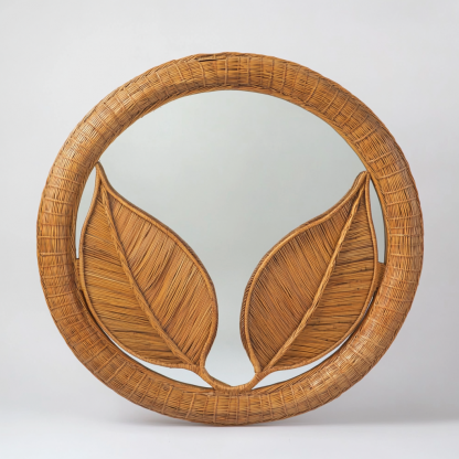 Wicker round mirror, wicker pendant, wicker decoration, wicker pendant, wicker decoration, wicker pendant - Image 10