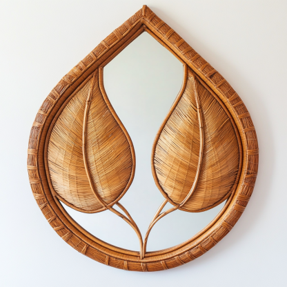 Makeup mirror with hanging, retractable, light lamp, round O-shaped, light luxury European-style hanging piece by the bedside, creative living room, hotel entrance - Image 9