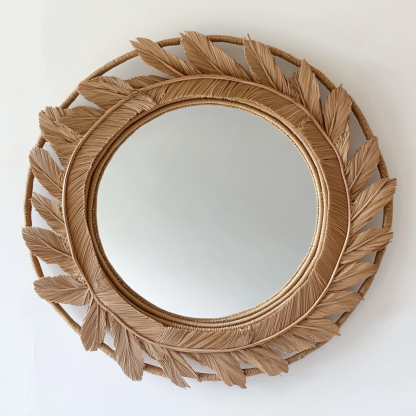 Medieval bathroom mirror decorative mirror, bedroom American-style minimalist washbasin mirror, artistic makeup mirror - Image 7
