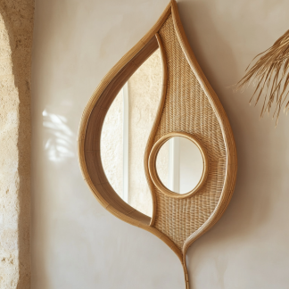 Retro makeup mirror, dressing mirror, wall-mounted, bedroom, bathroom, entrance, dressing table decoration, light luxury half-length mirror, high definitionRetro makeup mirror, dressing mirror, wall-mounted, bedroom, bathroom, entrance, dressing table decoration, light luxury half-length mirror, high definition
