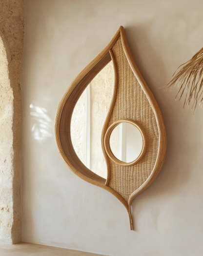 Retro makeup mirror, dressing mirror, wall-mounted, bedroom, bathroom, entrance, dressing table decoration, light luxury half-length mirror, high definitionRetro makeup mirror, dressing mirror, wall-mounted, bedroom, bathroom, entrance, dressing table decoration, light luxury half-length mirror, high definition