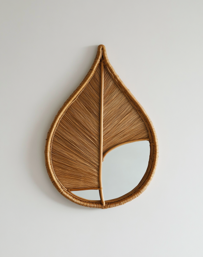 Solid wood new Chinese-style French metal dressing mirror, light luxury wabi-sabi style fitting and makeup mirror - Image 6