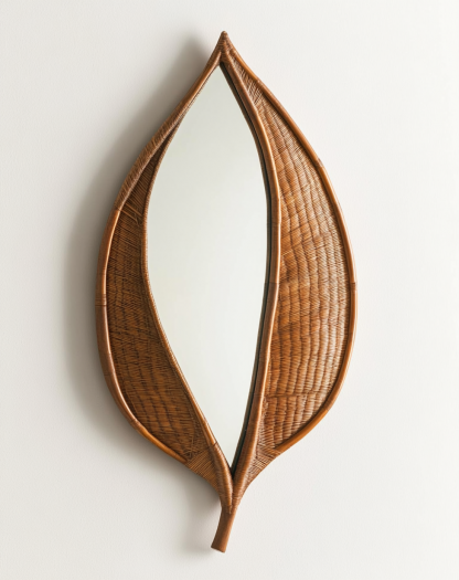 Solid wood new Chinese-style French metal dressing mirror, light luxury wabi-sabi style fitting and makeup mirror - Image 5