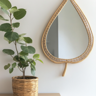 Medieval bathroom mirror decorative mirror, bedroom American-style minimalist washbasin mirror, artistic makeup mirror