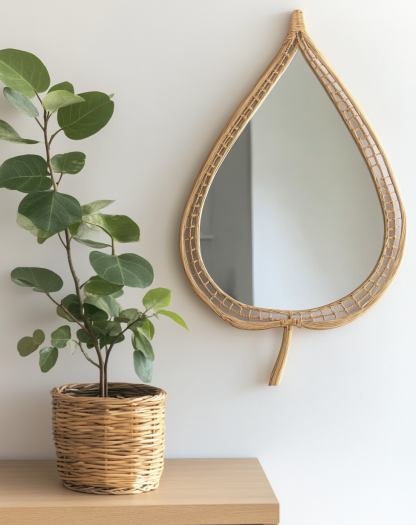 Medieval bathroom mirror decorative mirror, bedroom American-style minimalist washbasin mirror, artistic makeup mirror