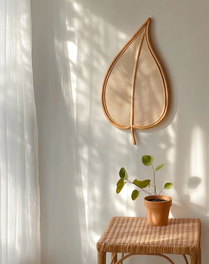 European-style modern flower-shaped leaf decorative mirror, bathroom mirror, European-style frame mirror, wall-mounted mirror - Image 2