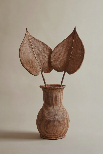Bamboo weaving is used to decorate the tea tasting table, Chinese-style homestay restaurant, Japanese-style guest dining and tea room - Image 4