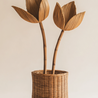 Modern and simple Nordic floral art ornaments for living room and dining table decoration