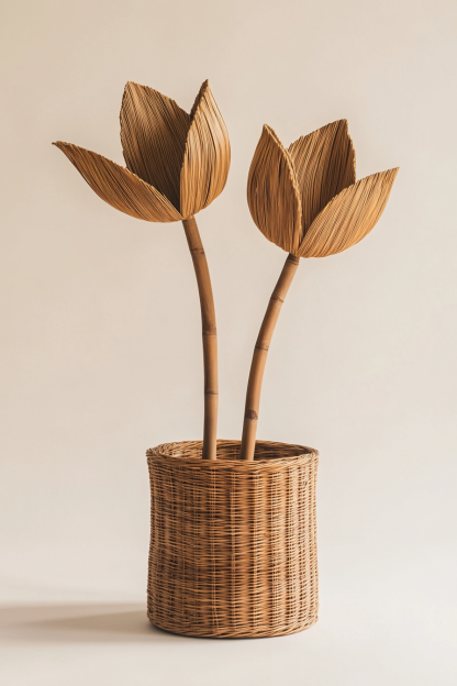 Modern and simple Nordic floral art ornaments for living room and dining table decoration