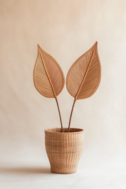 Bamboo weaving is used to decorate the tea tasting table, Chinese-style homestay restaurant, Japanese-style guest dining and tea room - Image 9