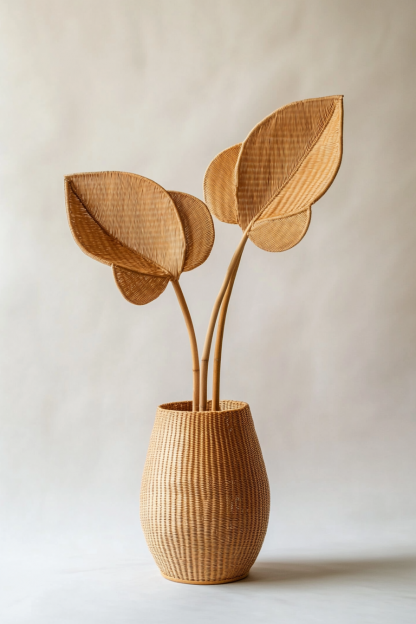 Creative Nordic modern style resin white multi-petal vase, living room ornament, dried flower arrangement, high-end dining table decoration - Image 7