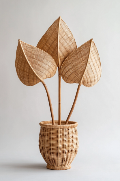 Artistic and creative solid wood vases and ornaments for homestays, hotels, model rooms, living rooms and entrance halls, high-end dried flower vases - Image 9