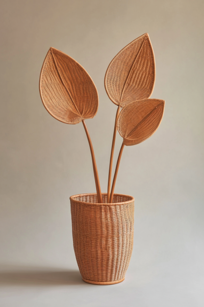 Artistic and creative solid wood vases and ornaments for homestays, hotels, model rooms, living rooms and entrance halls, high-end dried flower vases - Image 3