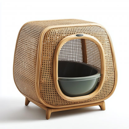 All-season universal cat beds, wicker cat cages, cat beds, cat toilets, and cat litter boxes - Image 3