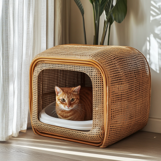 Portable washable vegetarian, convenient collection cat litter, draining cat bed, cat litter basin, cat toilet