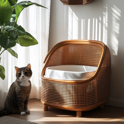 Residential furniture, cat bed, cat toilet, cat villa, cat house, all-season, creative appearance, level cat bed - Image 7