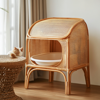 All-season universal cat beds, wicker cat cages, cat beds, cat toilets, and cat litter boxes - Image 7