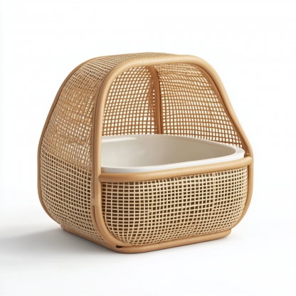 Cat toilet, litter box, litter box, cat toilet, litter box, modern and simple cat toilet - Image 6