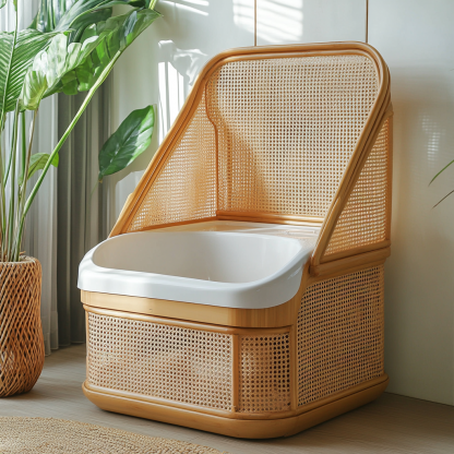 All-season universal cat beds, wicker cat cages, cat beds, cat toilets, and cat litter boxes - Image 3