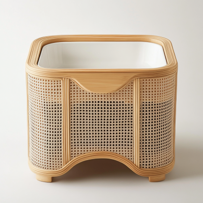 Cat toilet, cat litter box, modern, simple, fresh and high-end cat scratcher bathroom in residential interior - Image 6