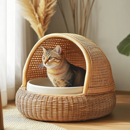 Cat bed, modern and simple, Nordic modern and simple, home pet toilet - Image 4