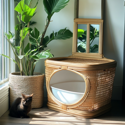 Cat bed, modern and simple, Nordic modern and simple, home pet toilet - Image 3