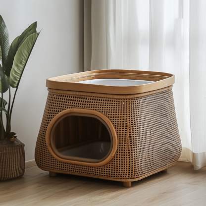Cat toilet, litter box, litter box, cat toilet, litter box, modern and simple cat toilet - Image 3