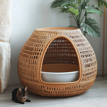 Cat toilet, litter box, litter box, cat toilet, litter box, modern and simple cat toilet - Image 2