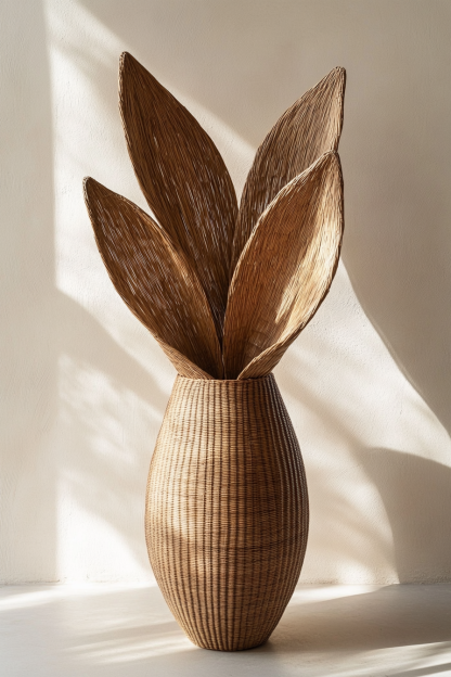 Vase ornaments, living room flower arrangements, modern, simple, light luxury, and high-end artificial floral art - Image 3