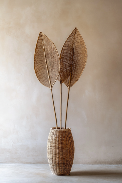 The living room dining table features a small Nordic modern and simple decorative vase with artificial flowers and a French retro Chinese style - Image 9