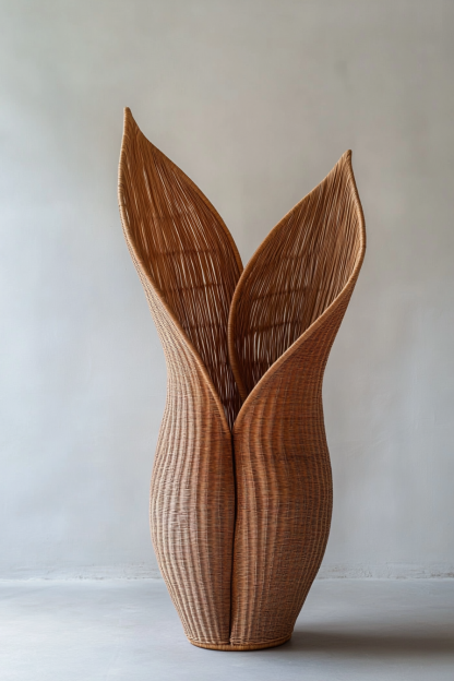 Wicker leaf ornaments, wicker leaf ornaments, wicker leaf ornaments - Image 6