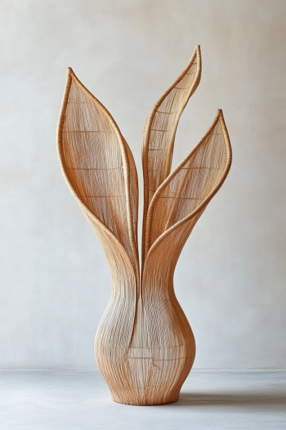 Wicker leaf ornaments, wicker leaf ornaments, wicker leaf ornaments - Image 6