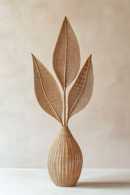Bamboo weaving is used to decorate the tea tasting table, Chinese-style homestay restaurant, Japanese-style guest dining and tea room - Image 3