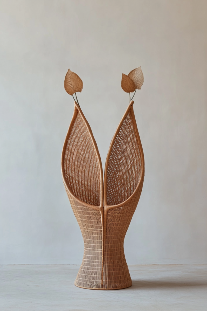 Vase ornaments, living room flower arrangements, modern, simple, light luxury, and high-end artificial floral art - Image 6