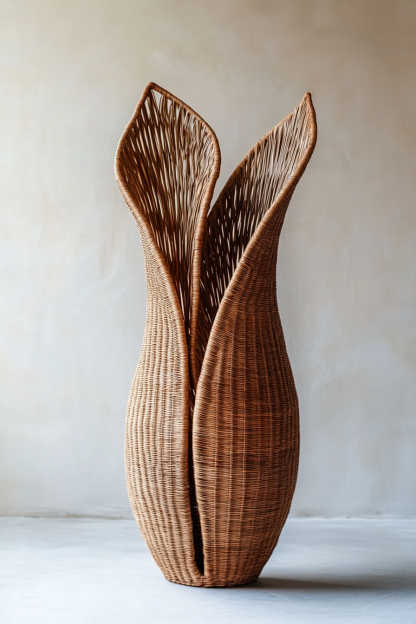 Wicker leaf ornaments, wicker leaf ornaments, wicker leaf ornaments - Image 3