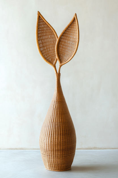 Wicker leaf ornaments, wicker leaf ornaments, wicker leaf ornaments - Image 2
