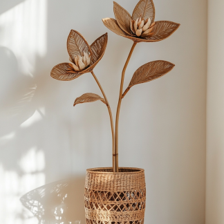 Nordic-style simulated flower bouquets, living room and dining table decorative items