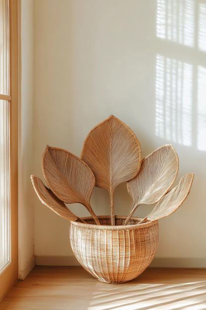 Bamboo woven old baskets, folk custom old items, rural old tools, retro bamboo baskets, carrying baskets, decorative items, and nostalgic props - Image 8
