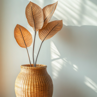 Chinese-style ceramic vases, wabi-sabi retro homestay entrance hall living room home hydroponic handmade decorative items