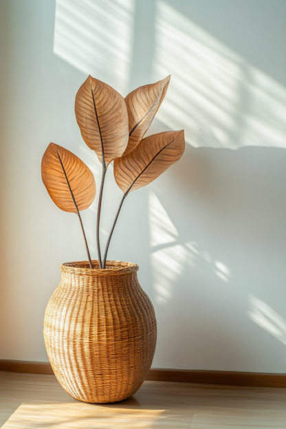 Chinese-style ceramic vases, wabi-sabi retro homestay entrance hall living room home hydroponic handmade decorative items