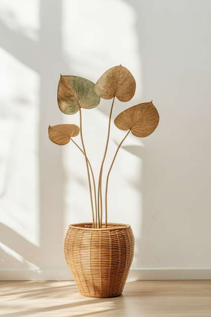 Vase, artificial flower display, hanging ornament, indoor entrance hall and living room display, green plant and flower vase display