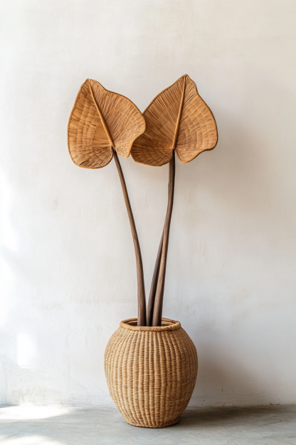 Wabi-sabi style light luxury ceramic vase, white creative irregular dried flower arrangement, living room and study countertop vase - Image 7