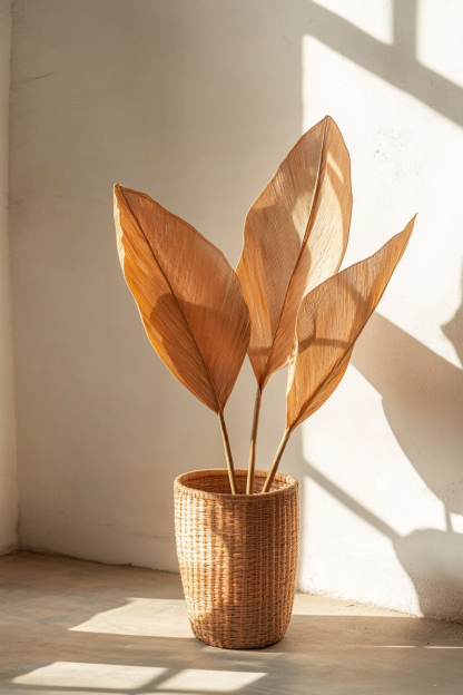 Wabi-sabi style light luxury ceramic vase, white creative irregular dried flower arrangement, living room and study countertop vase - Image 4