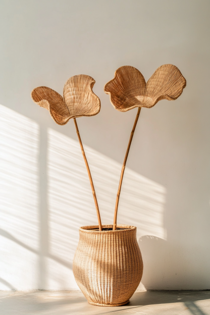 Wabi-sabi style retro coarse earthenware vase, earthenware jar, new Chinese-style flower vase decoration, Xuan Guan homestay hydroponic model room display item - Image 2