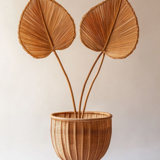 Bamboo woven old baskets, folk custom old items, rural old tools, retro bamboo baskets, carrying baskets, decorative items, and nostalgic props