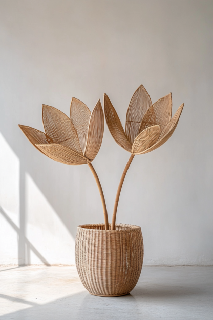 Wabi-sabi style light luxury ceramic vase, white creative irregular dried flower arrangement, living room and study countertop vase
