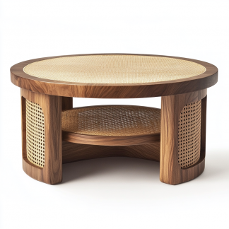 Wabi-sabi style coffee table for living room use in small-sized apartments, modern, simple, light luxury and high-end coffee table