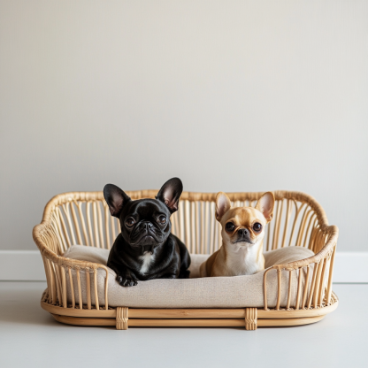 The imperial concubine pillow cat bed, winter warmth, wicker small cat bed, climbing frame integrated cat scratcher bed, round cat hammock, kitten - Image 5