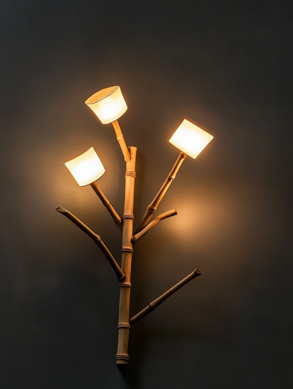 Retro industrial style creative and personalized bamboo weaving chandelier, nostalgic restaurant, tea house, homestay, restaurant bar counter, Japanese wooden lamp