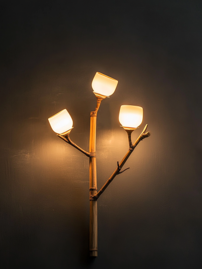 Retro industrial style creative and personalized bamboo weaving chandelier, nostalgic restaurant, tea house, homestay, restaurant bar counter, Japanese wooden lamp - Image 4